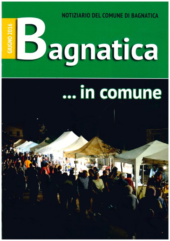 Notiziario Bagnatica Giugno 2016