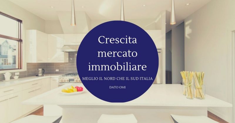 Crescita mercato immobiliare, meglio il Nord che il Sud Italia